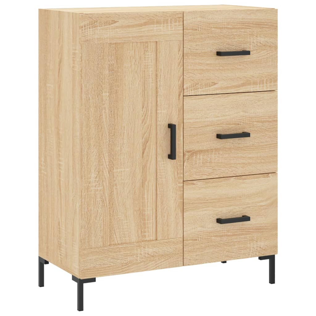 Credenza Rovere Sonoma 69,5x34x90 cm in Legno Multistrato