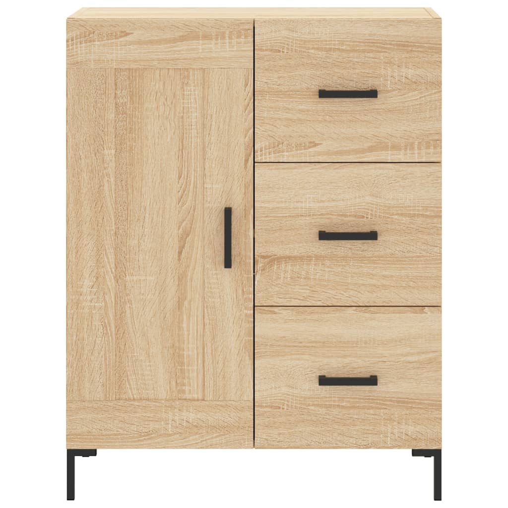 Credenza Rovere Sonoma 69,5x34x90 cm in Legno Multistrato