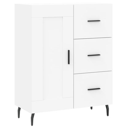 Credenza Bianca 69,5x34x90 cm in Legno Multistrato