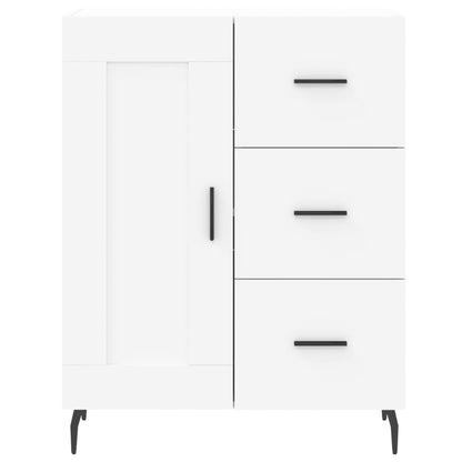 Credenza Bianca 69,5x34x90 cm in Legno Multistrato