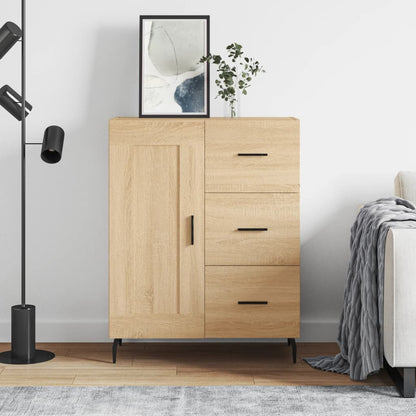 Credenza Rovere Sonoma 69,5x34x90 cm in Legno Multistrato