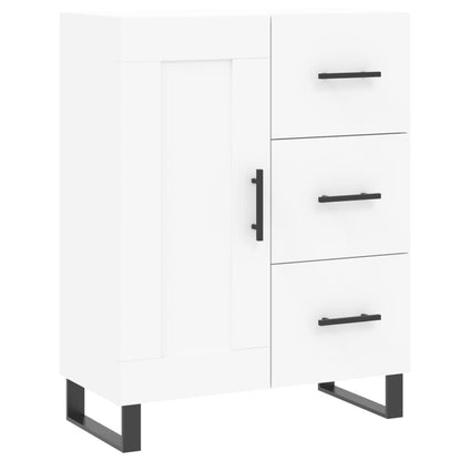 Credenza Bianca 69,5x34x90 cm in Legno Multistrato