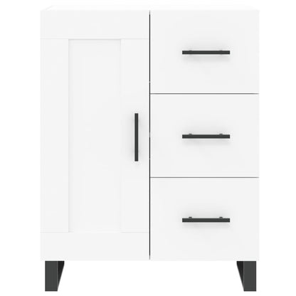 Credenza Bianca 69,5x34x90 cm in Legno Multistrato