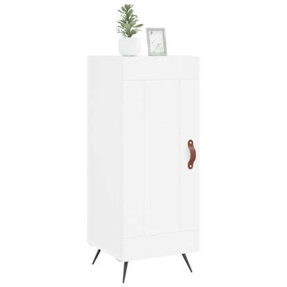 Credenza Bianca 34,5x34x90 cm in Legno Multistrato