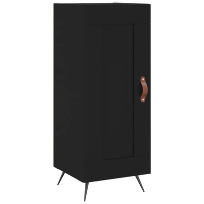 Credenza Nero 34,5x34x90 cm in Legno Multistrato