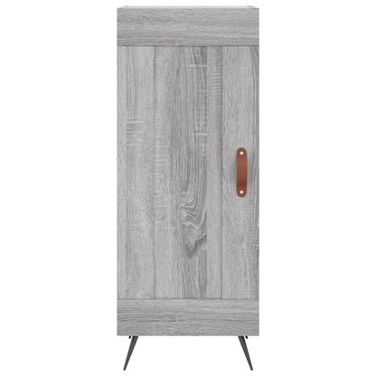 Credenza Grigio Sonoma 34,5x34x90 cm in Legno Multistrato