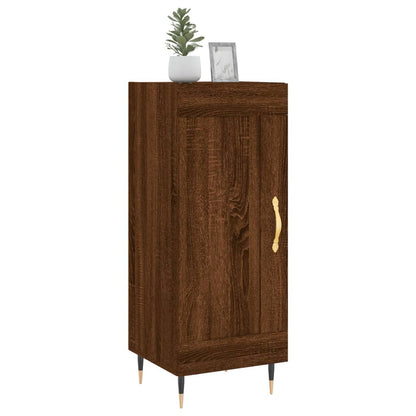 Credenza Rovere Marrone 34,5x34x90 cm in Legno Multistrato