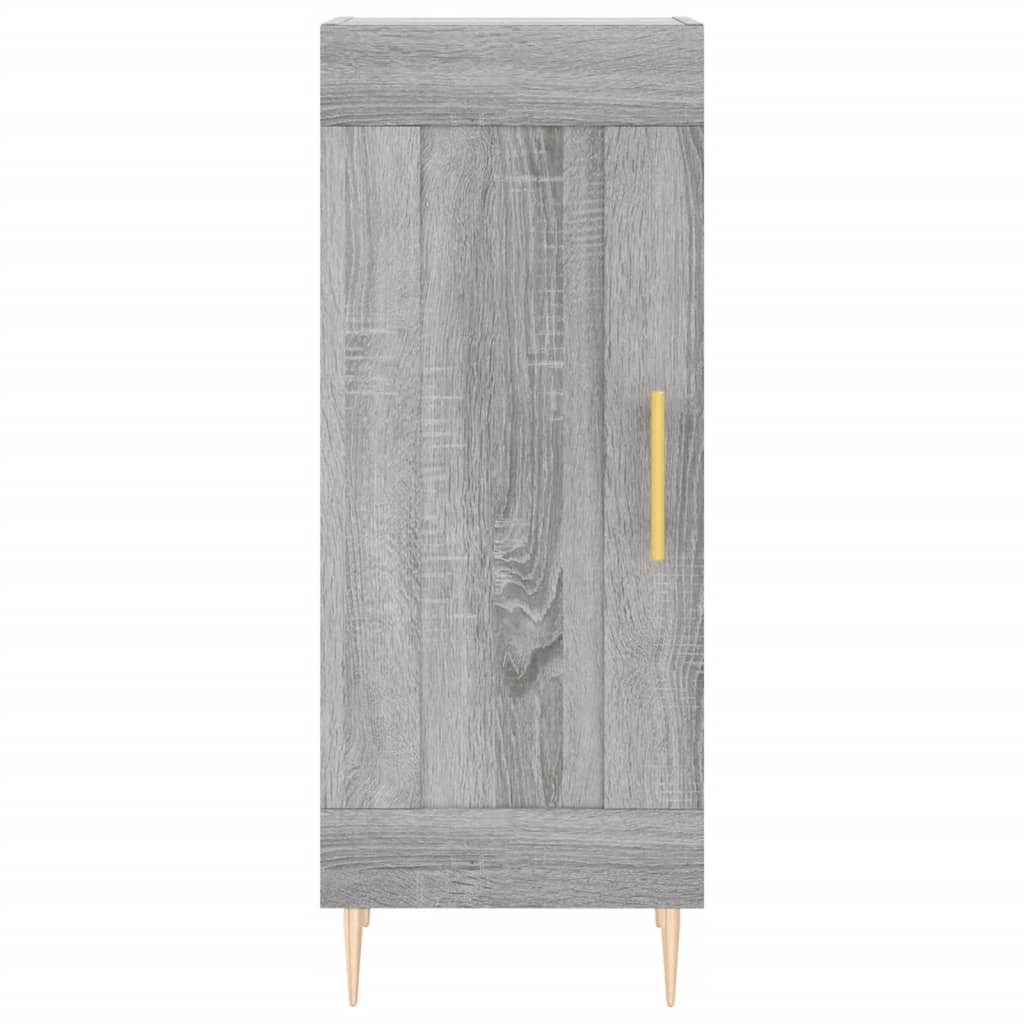 Credenza Grigio Sonoma 34,5x34x90 cm in Legno Multistrato