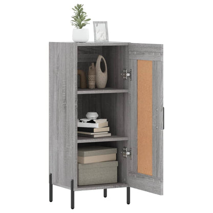 Credenza Grigio Sonoma 34,5x34x90 cm in Legno Multistrato