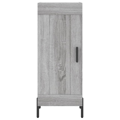 Credenza Grigio Sonoma 34,5x34x90 cm in Legno Multistrato