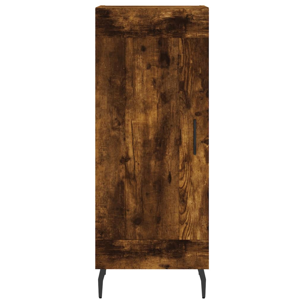 Credenza Rovere Fumo 34,5x34x90 cm in Legno Multistrato