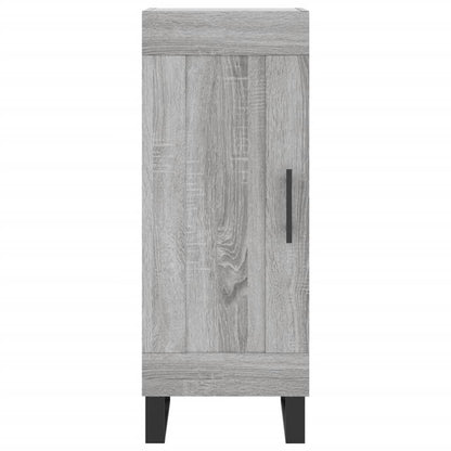 Credenza Grigio Sonoma 34,5x34x90 cm in Legno Multistrato