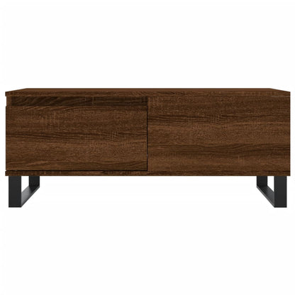 Tavolino da Salotto Rovere Marrone 90x50x36,5 cm in Multistrato