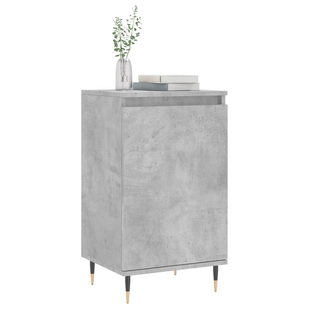 Credenze 2 pz Grigio Cemento 40x35x70 cm in Legno Multistrato