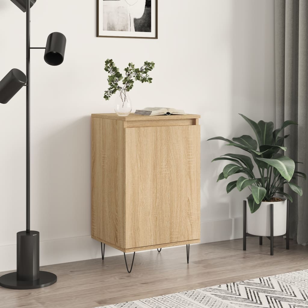 Credenza Rovere Sonoma 40x35x70 cm in Legno Multistrato