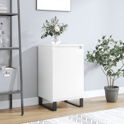 Credenza Bianca 40x35x70 cm in Legno Multistrato