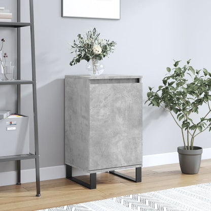 Credenza Grigio Cemento 40x35x70 cm in Legno Multistrato