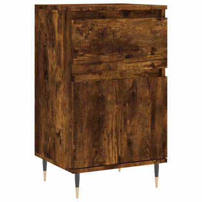 Credenza Rovere Fumo 40x35x70 cm in Legno Multistrato