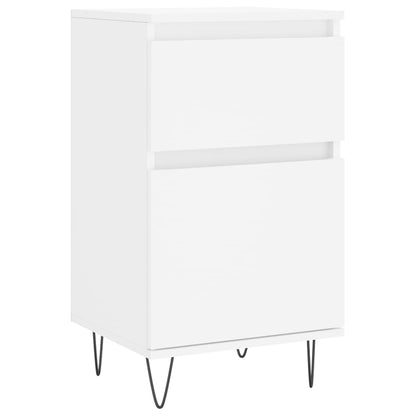 Credenza Bianca 40x35x70 cm in Legno Multistrato