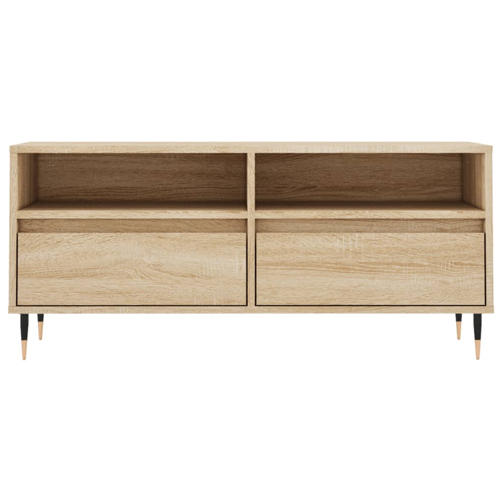 Mobile TV Rovere Sonoma 100x34,5x44,5 cm in Legno Multistrato