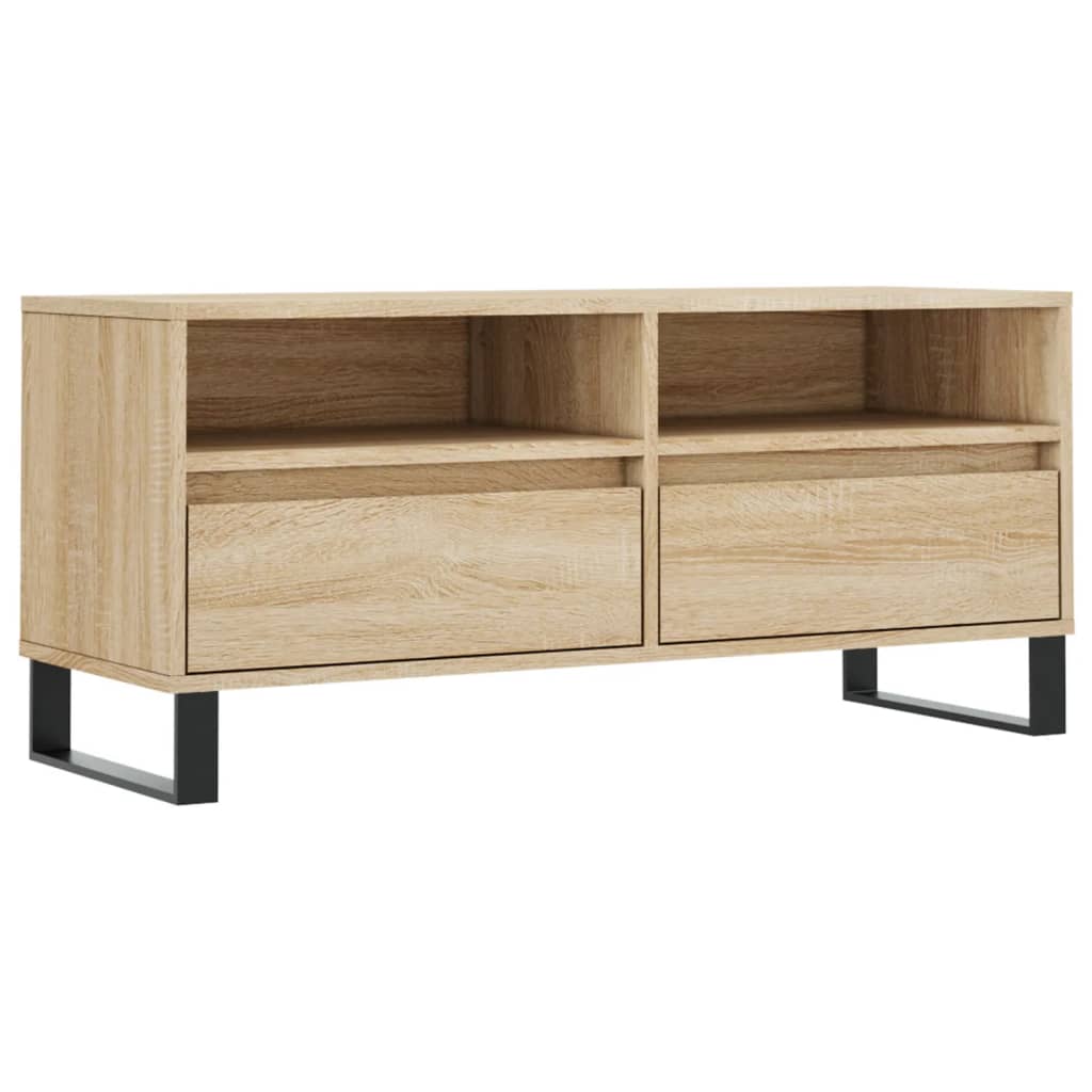 Mobile TV Rovere Sonoma 100x34,5x44,5 cm in Legno Multistrato