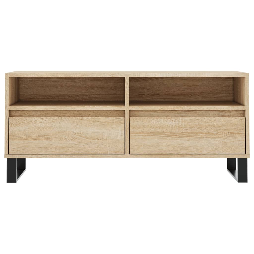 Mobile TV Rovere Sonoma 100x34,5x44,5 cm in Legno Multistrato