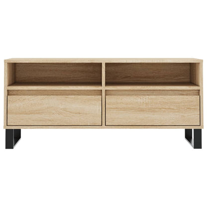 Mobile TV Rovere Sonoma 100x34,5x44,5 cm in Legno Multistrato