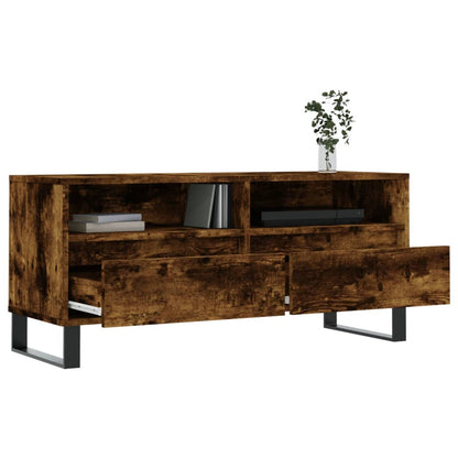 Mobile TV Rovere Fumo 100x34,5x44,5 cm in Legno Multistrato