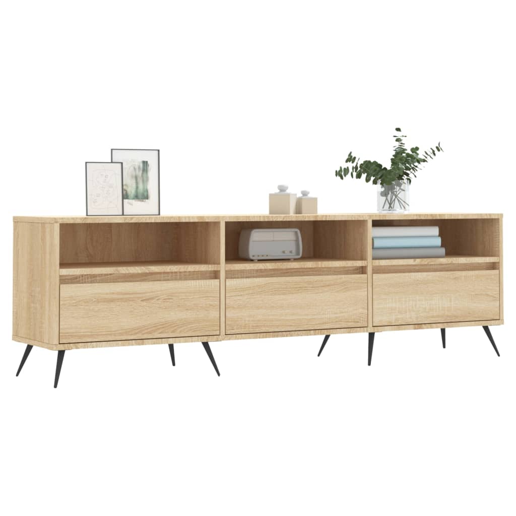 Mobile Porta TV Rovere Sonoma 150x30x44,5 cm Legno Multistrato