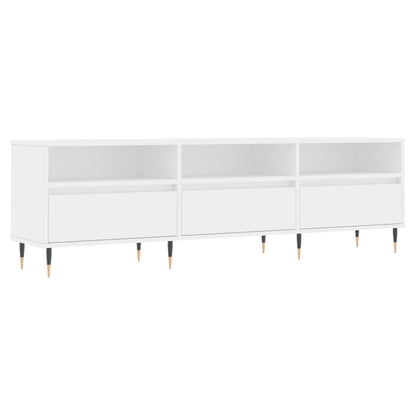 Mobile Porta TV Bianco 150x30x44,5 cm in Legno Multistrato