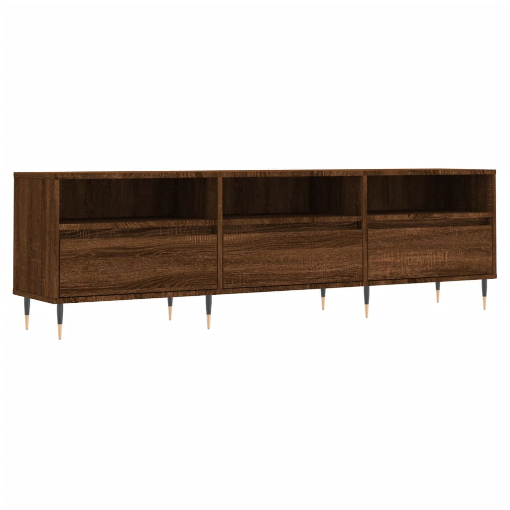 Mobile Porta TV Rovere Marrone 150x30x44,5 cm Legno Multistrato