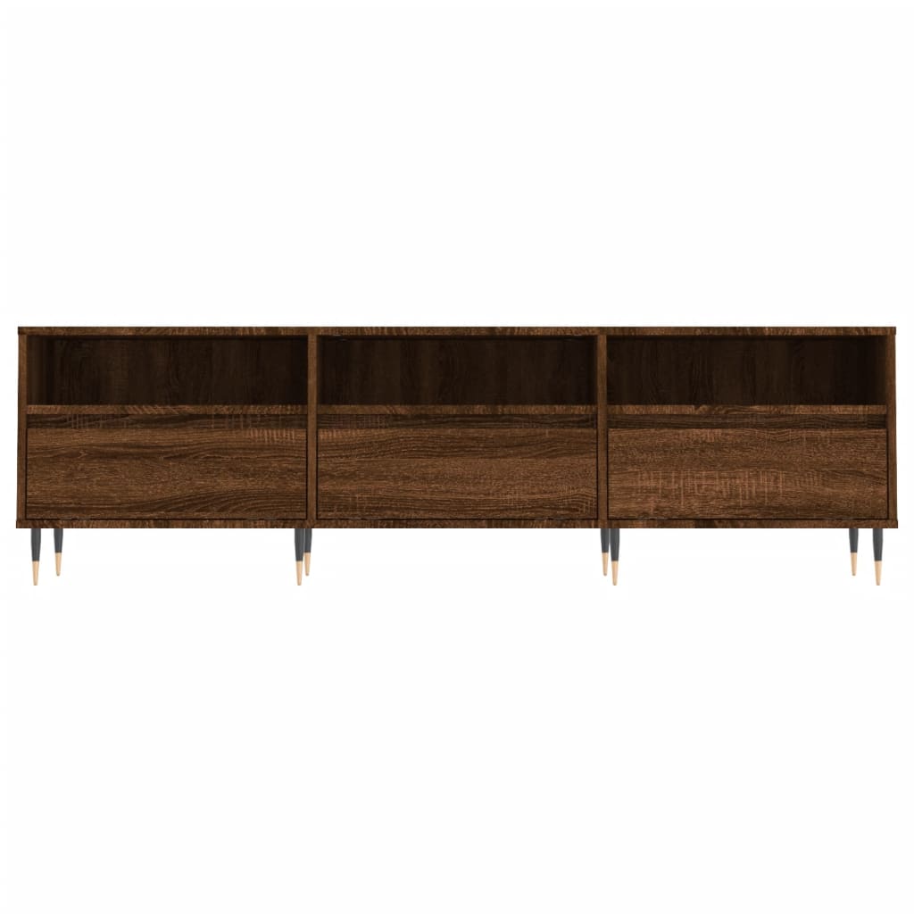 Mobile Porta TV Rovere Marrone 150x30x44,5 cm Legno Multistrato