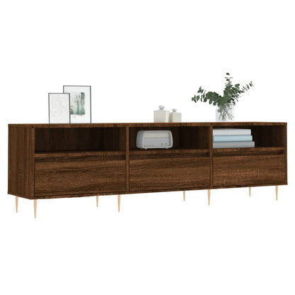 Mobile Porta TV Rovere Marrone 150x30x44,5 cm Legno Multistrato