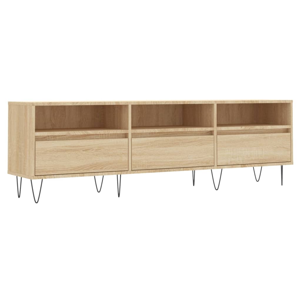 Mobile Porta TV Rovere Sonoma 150x30x44,5 cm Legno Multistrato