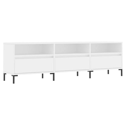 Mobile Porta TV Bianco 150x30x44,5 cm in Legno Multistrato