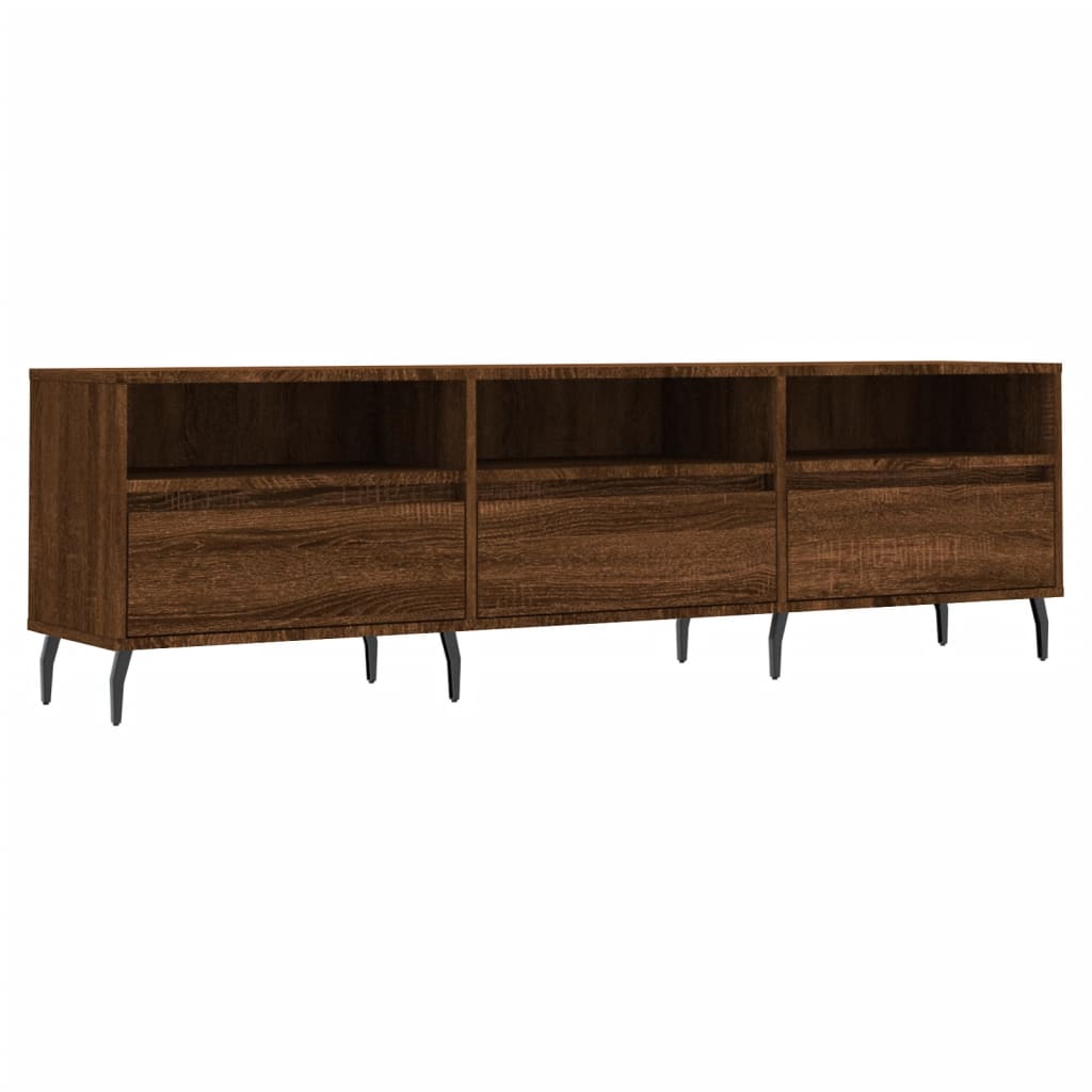 Mobile Porta TV Rovere Marrone 150x30x44,5 cm Legno Multistrato