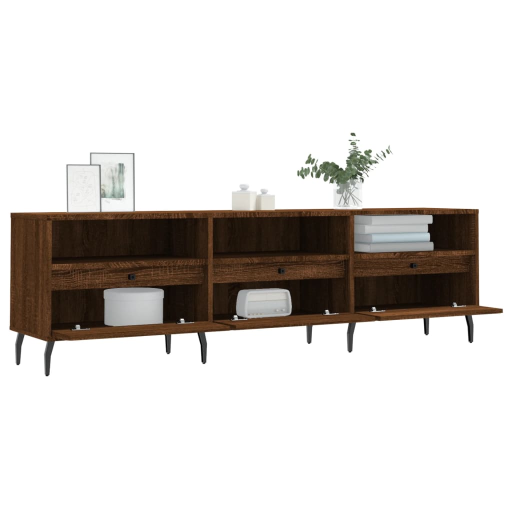 Mobile Porta TV Rovere Marrone 150x30x44,5 cm Legno Multistrato