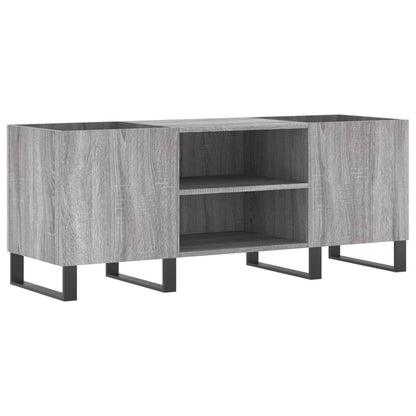 Mobile Porta Dischi Grigio Sonoma 121x38x48cm Legno Multistrato