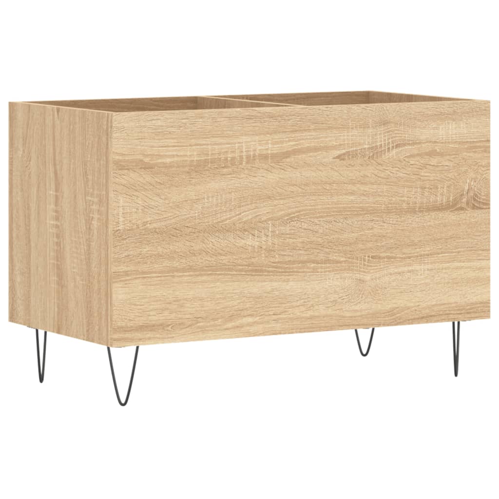 Mobile Porta Dischi Rovere Sonoma 74,5x38x48 Legno Multistrato