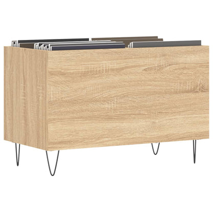 Mobile Porta Dischi Rovere Sonoma 74,5x38x48 Legno Multistrato
