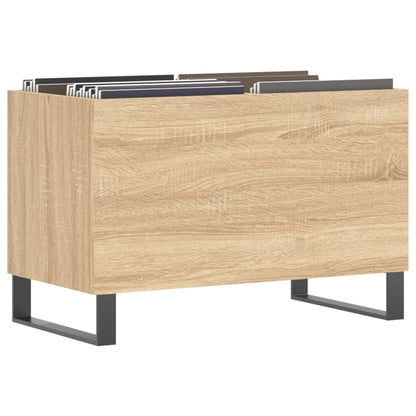 Mobile Porta Dischi Rovere Sonoma 74,5x38x48 Legno Multistrato