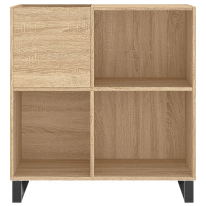 Mobile Porta Dischi Rovere Sonoma 84,5x38x89 Legno Multistrato
