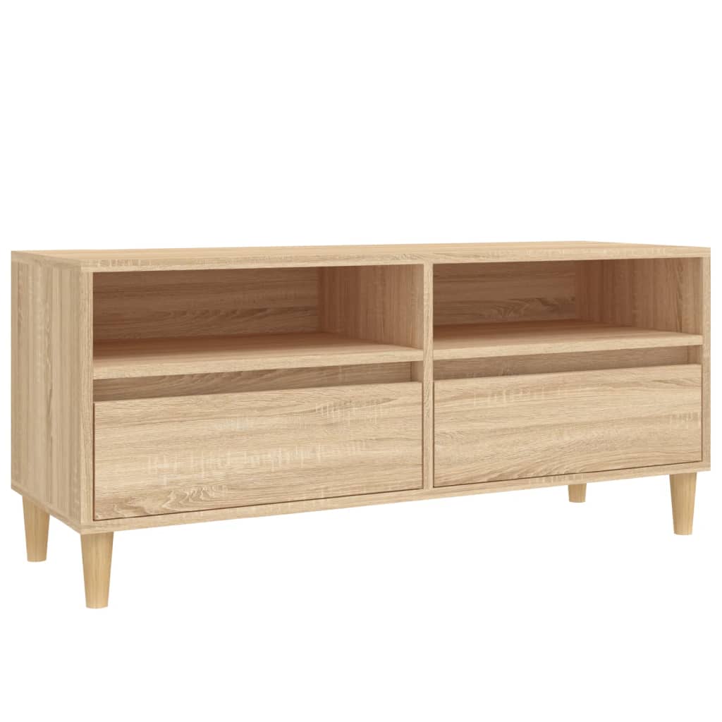 Mobile TV Rovere Sonoma 100x34,5x44,5 cm in Legno Multistrato