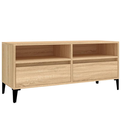 Mobile TV Rovere Sonoma 100x34,5x44,5 cm in Legno Multistrato