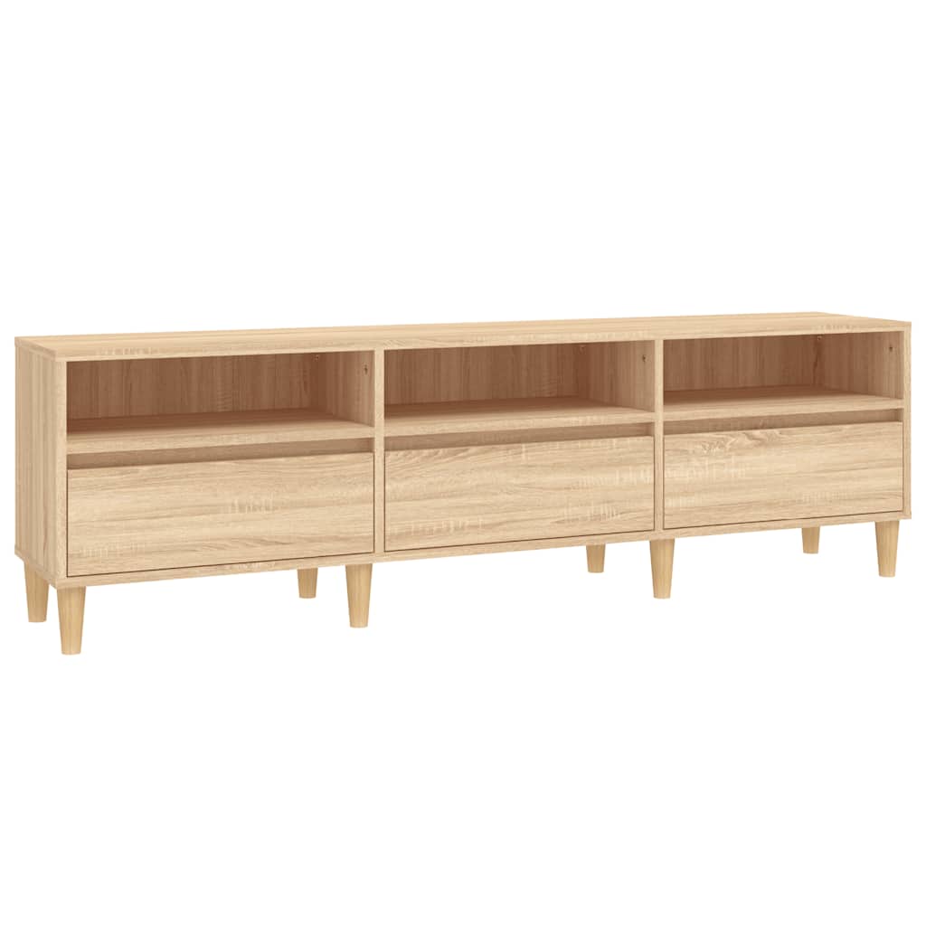 Mobile Porta TV Rovere Sonoma 150x30x44,5 cm Legno Multistrato
