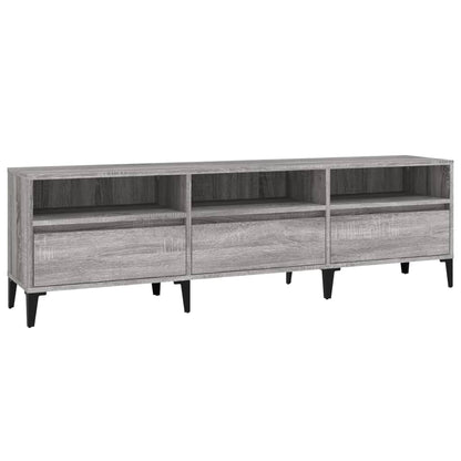 Mobile Porta TV Grigio Sonoma 150x30x44,5 cm Legno Multistrato