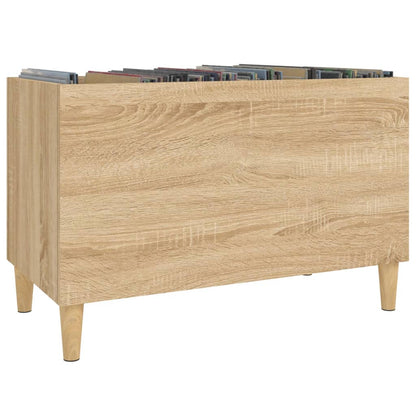 Mobile Porta Dischi Rovere Sonoma 74,5x38x48 Legno Multistrato