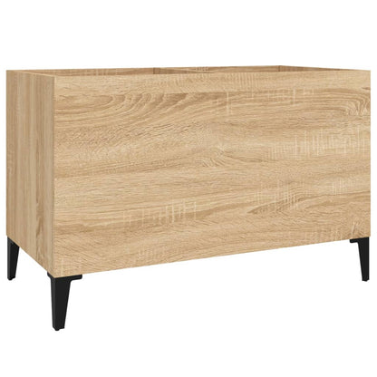 Mobile Porta Dischi Rovere Sonoma 74,5x38x48 Legno Multistrato