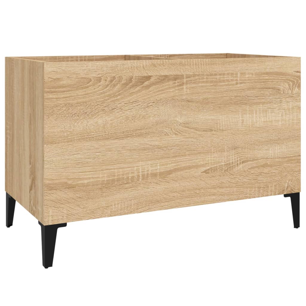 Mobile Porta Dischi Rovere Sonoma 74,5x38x48 Legno Multistrato