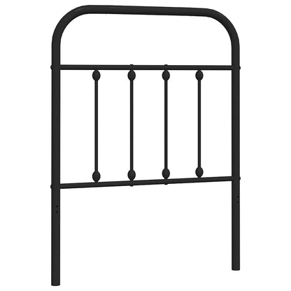 Testiera di Ricambio in Metallo Nero 75 cm